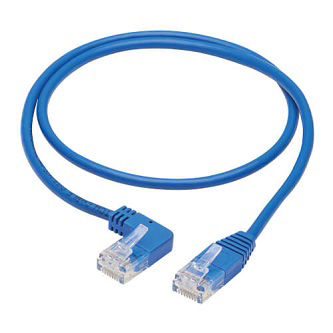Eaton Cat6 Cable (RJ45 Lf-Ang M/M),Blue,3 ft.
