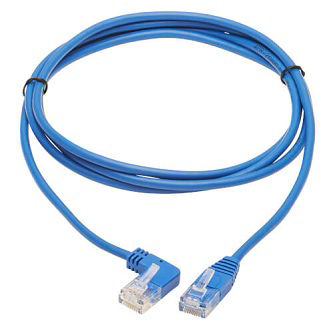 Eaton Cat6 Cable (RJ45 Lf-Ang M/M),Blue,5 ft.