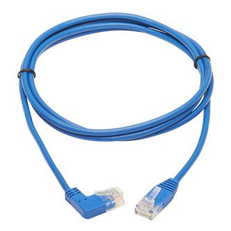 Eaton Cat6 Cable (RJ45 Rt-Ang M/M),Blue,5 ft.