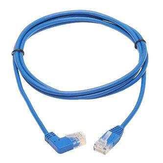 Eaton Cat6 Cable (RJ45 Rt-Ang M/M),Blue,7 ft.