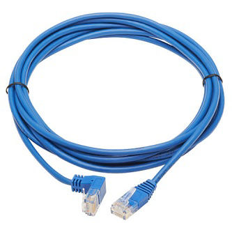 Eaton Cat6 Cable(RJ45 Rt-Ang DownM/M),Blue,10'
