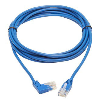 Eaton Cat6 Cable (RJ45 Rt-Ang M/M),Blue,10 ft.