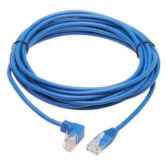 Eaton Cat6 Cable(RJ45 Rt-Ang DownM/M),Blue,15'