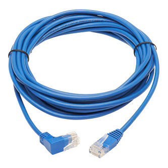 Eaton Cat6 Cable (RJ45 Rt-Ang Up M/M),Blue,15'