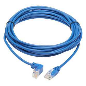Eaton Cat6 Cable(RJ45 Rt-Ang DownM/M),Blue,20'