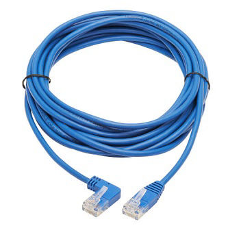 Eaton Cat6 Cable (RJ45 Lf-Ang M/M),Blue,20 ft.