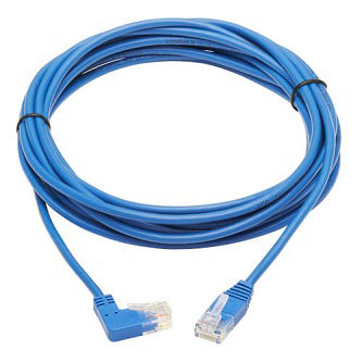 Eaton Cat6 Cable (RJ45 Rt-Ang M/M),Blue,20 ft.