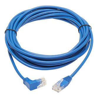 Eaton Cat6 Cable (RJ45 Rt-Ang Up M/M),Blue,20'