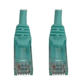 Eaton CAT6A ETHERNET CABLE AQUA 1FT