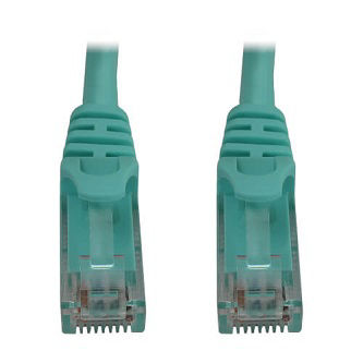 Eaton CAT6A ETHERNET CABLE AQUA 6IN