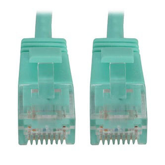 Eaton CAT6A ETHERNET CABLE AQUA 6FT