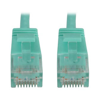 Eaton CAT6A ETHERNET CABLE AQUA 25'