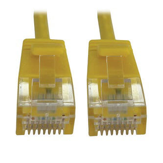 Eaton CAT6A ETHERNET CABLE YLW 6 IN