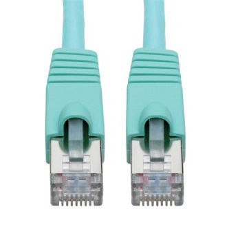 Eaton Cat6a Ethernet 10G Aqua 4ft
