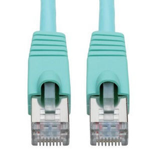 Eaton Cat6a Ethernet 10G Aqua 8ft