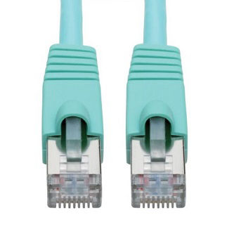 Eaton Cat6a Ethernet 10G Aqua 12ft