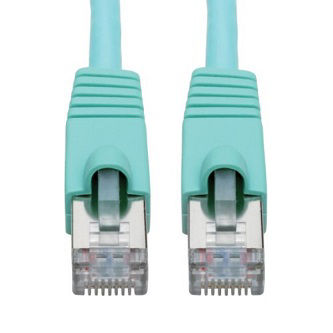 Eaton Cat6a Ethernet 10G Aqua 15ft