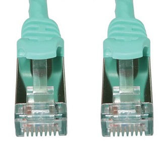 Eaton CAT6A ETHERNET CABLE AQUA 3FT