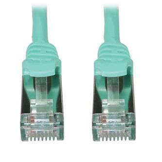 Eaton CAT6A ETHERNET CABLE AQUA 5FT