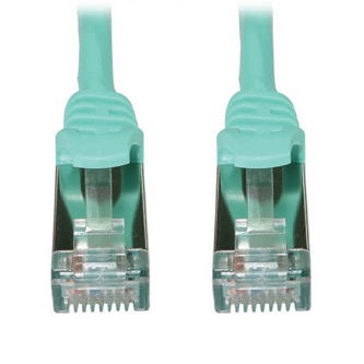 Eaton CAT6A ETHERNET CABLE AQUA 7FT