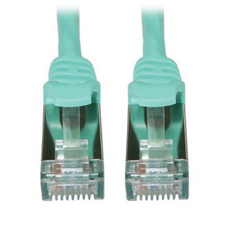 Eaton CAT6A ETHERNET CAB AQUA 25FT