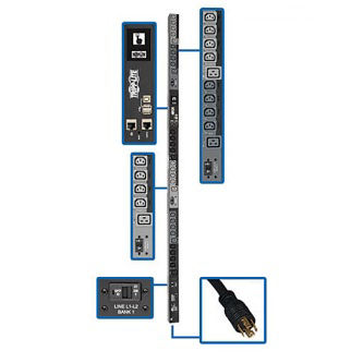 Eaton 10kw 3-Phase Switched PDU