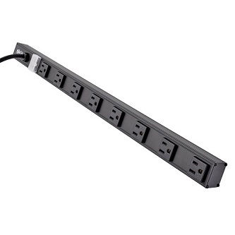 Eaton 8-Outlet Vertical Power Strip, 120V, 24"