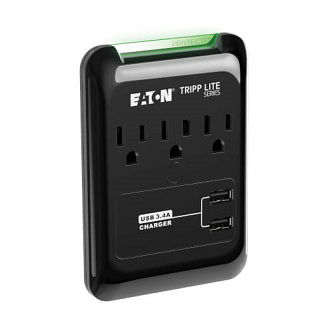 Eaton 3-Outlet Surge Protector SK30USB