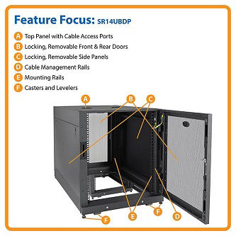 Eaton Tripp Lite 14U SmartRack Deep ServerRack