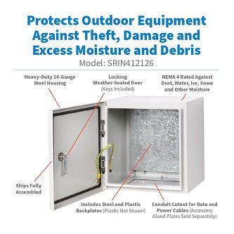 Eaton Tripp Lite SRIN41212 Outdoor Enclourer