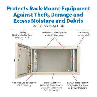 Eaton SmartRack Industrial Enclosure with Lock