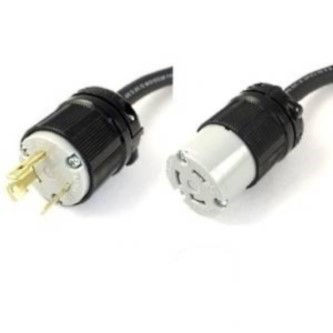 Eaton 8 Foot 1-Phase L6-30R to L6-30P Pwr Cord