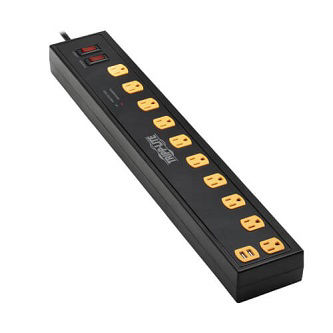 Eaton 10-Outlet Surge Protector with Swivel Li