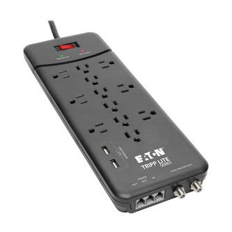 Eaton SURGE PROTECTOR 12 OUT USB TEL/MOD/COAX