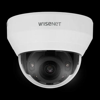 Hanwha L series indoor dome camera, 2MP @ 30fps