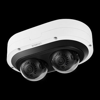 Hanwha 2MP X 2, IR outdoor Dome