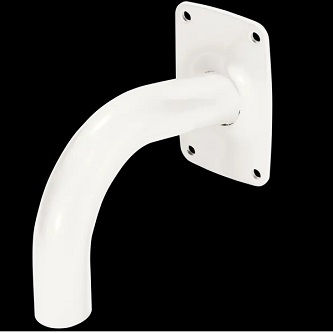 Hanwha White Gooseneck mount