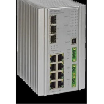 Hanwha 11 Port Hardened Managed Gigbit Ethernet