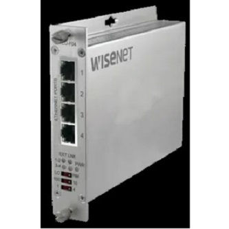 Hanwha Four-Channel Ethernet over COAX with Pas