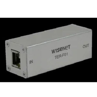 Hanwha 100 Meter Ethernet Repeater Pass-Through