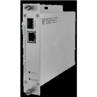 Hanwha 10/100/1000Mbps MR Media Conv/SFP Req