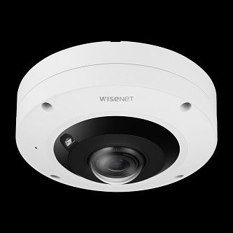 Hanwha 12MP, Fisheye camera with AI and IR