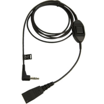Jabra QD to 3.5mm with Mute Switch ALCATEL
