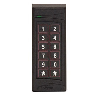 Kantech ioProx reader, 26-bit Wiegand, mullion s