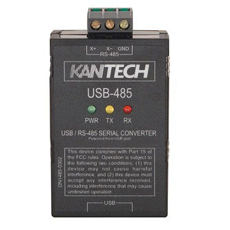 Kantech Communication interface, USB to RS-485