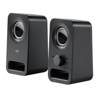 Logitech Z150 Clear Stereo Sound  (Midnight Black