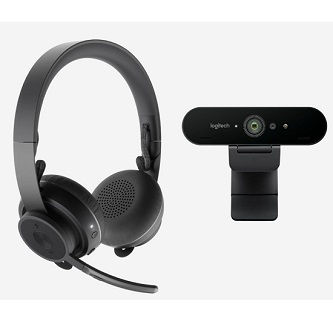 Logitech Pro VC Kit-Zone Wireless+Brio webcam