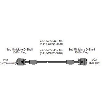 NCR NCR VGA CABLE BLACK 4M