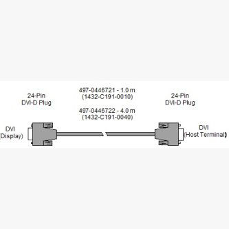 NCR DISP: 4M DVI-D to DVI-D Cable(Black) ROH