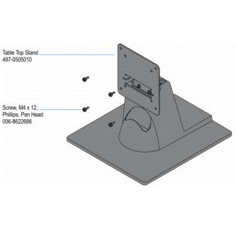 NCR X-SERIES STAND NO INTEGR. PSU